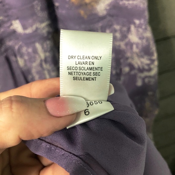 NWT To the Max by BCBG Iris Silk Dress Sz 6 - Picture 5 of 6